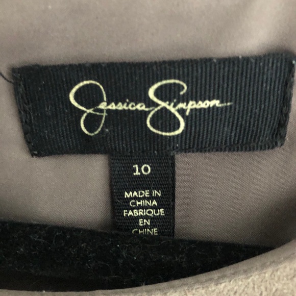 Jessica Simpson Suede Beige Dress - Picture 4 of 4